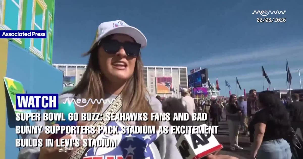 Super Bowl 60 Buzz: Seahawks Fans and Bad Bunny Supporters Pack Stadium As Excitement Builds In Levi's Stadium