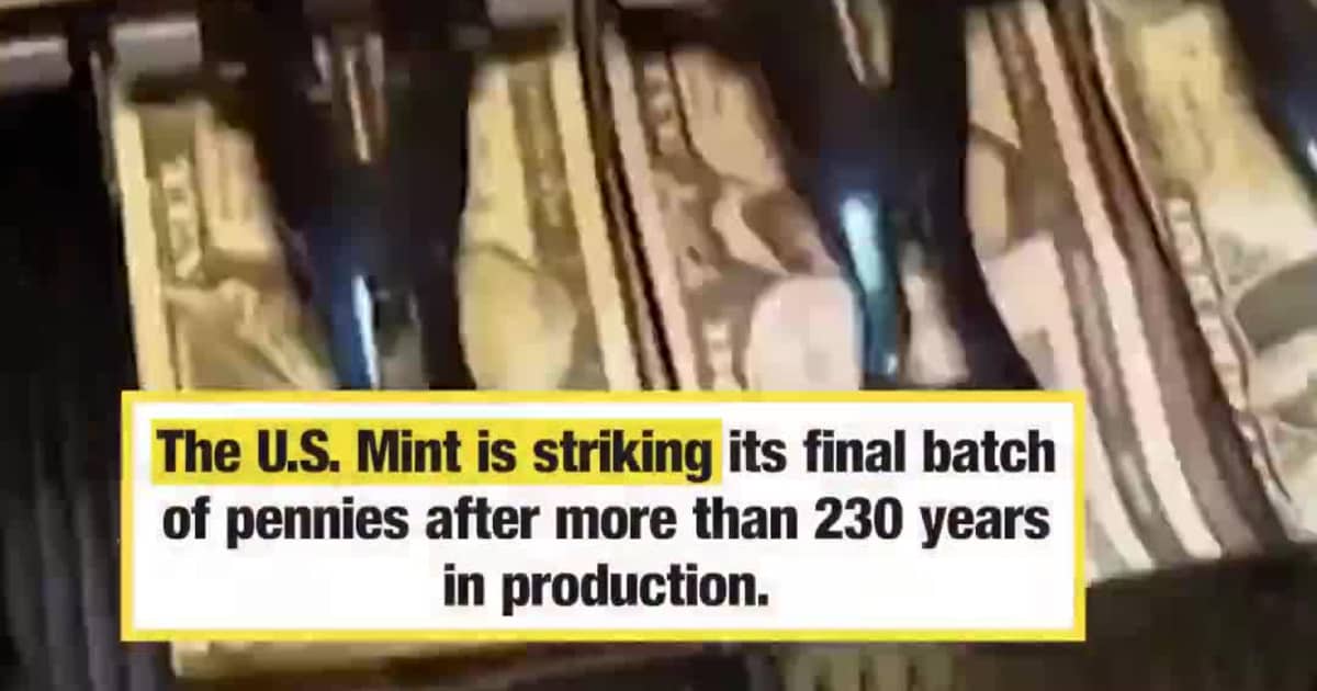 U.S. Ends Penny Production After 230 Years to Cut Costs