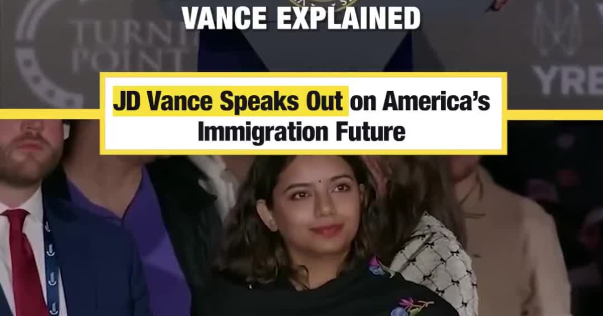 JD Vance Speaks Out on America’s Immigration Future