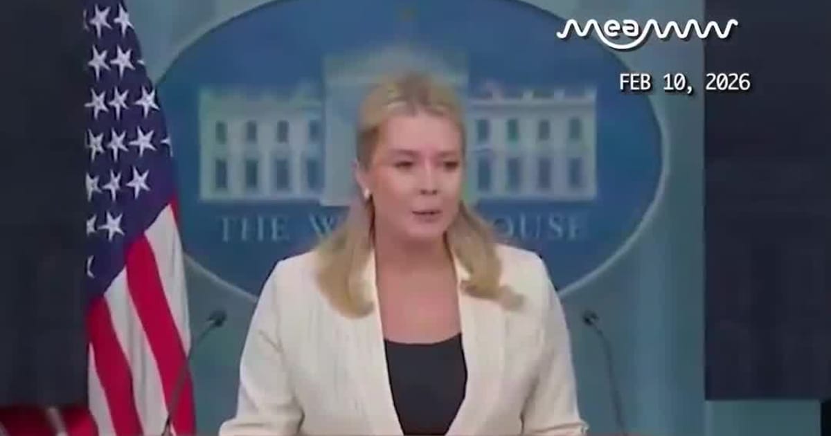 Trump reviews FBI footage in Nancy Guthrie search, says Karoline Leavitt