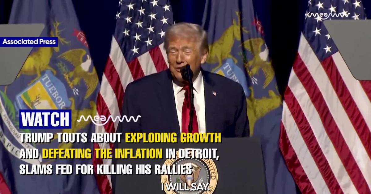 Trump Rips ‘Stiff’ Fed, Says Inflation Is Defeated and Teases New Health Care Plan