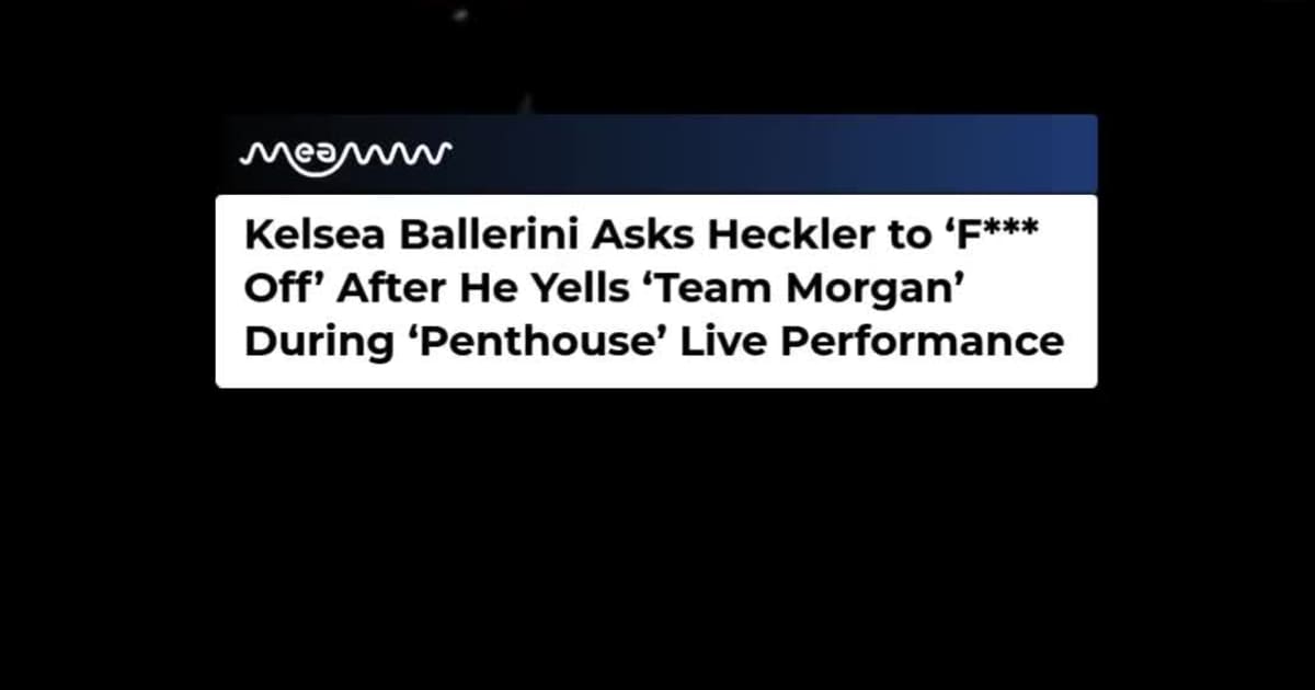 Kelsea Ballerini Snaps at Heckler During Live Show in Sydney