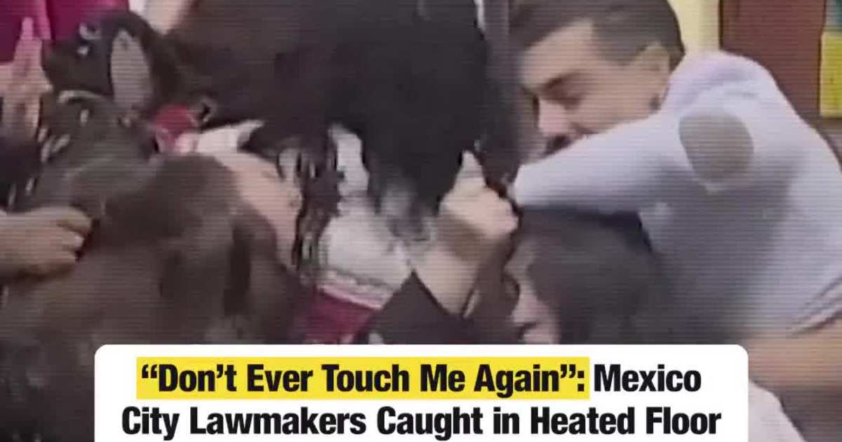 “Don’t Ever Touch Me Again”: Mexico City Lawmakers Caught in Heated Floor Clash