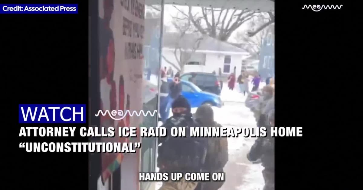 Attorney Calls ICE Raid on Minneapolis Home “Unconstitutional”