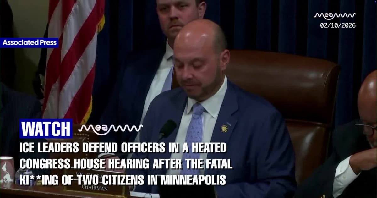 ICE leader defends officers before Congress after deaths of 2 protesters