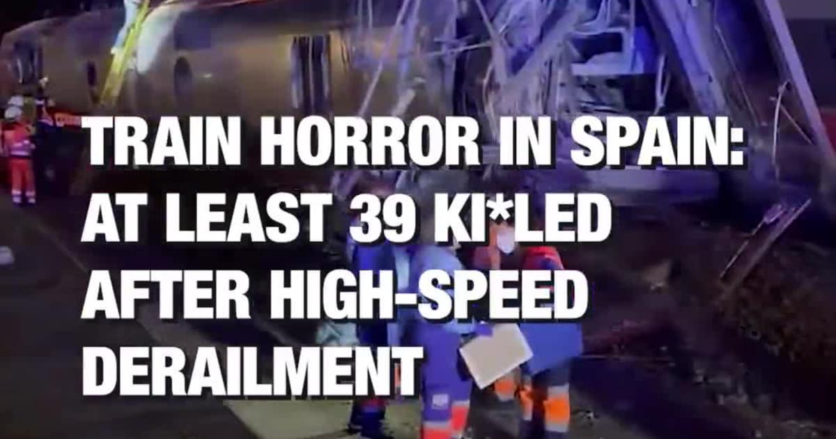 Two High-Speed Trains Derail in Southern Spain, Emergency Crews Respond