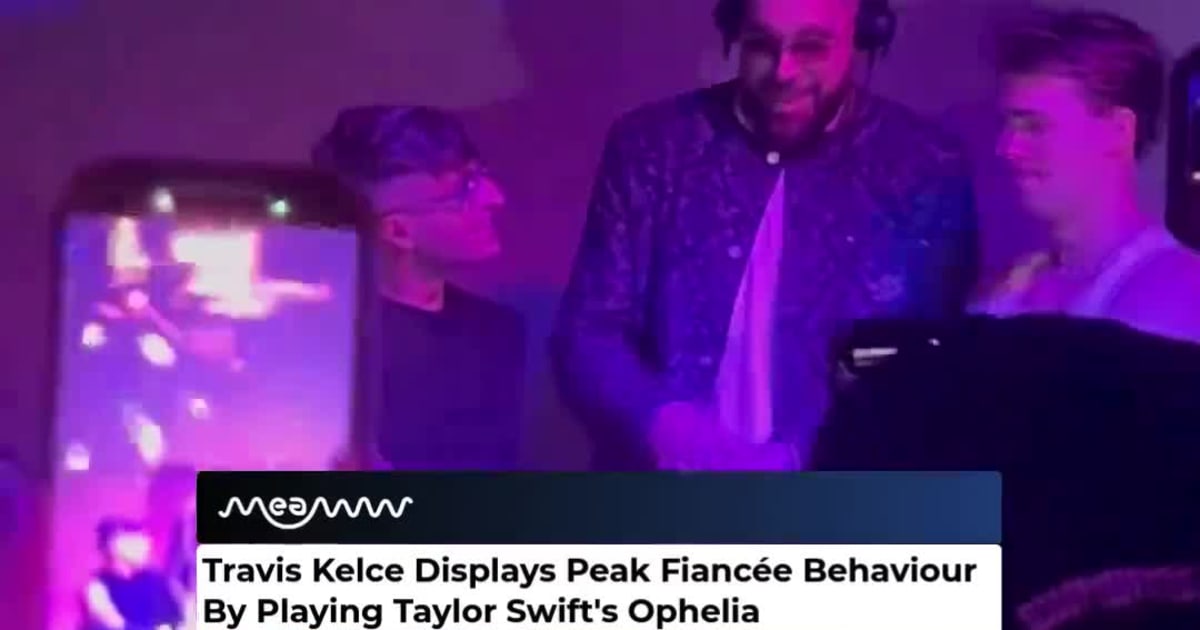 Travis Kelce Plays Taylor Swift's 'Fate of Ophelia' at a Club