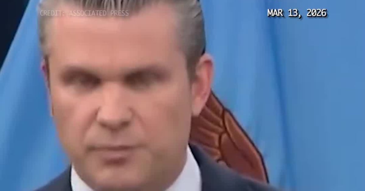 Hegseth “W*r in the Pursuit of Peace Is Necessary”