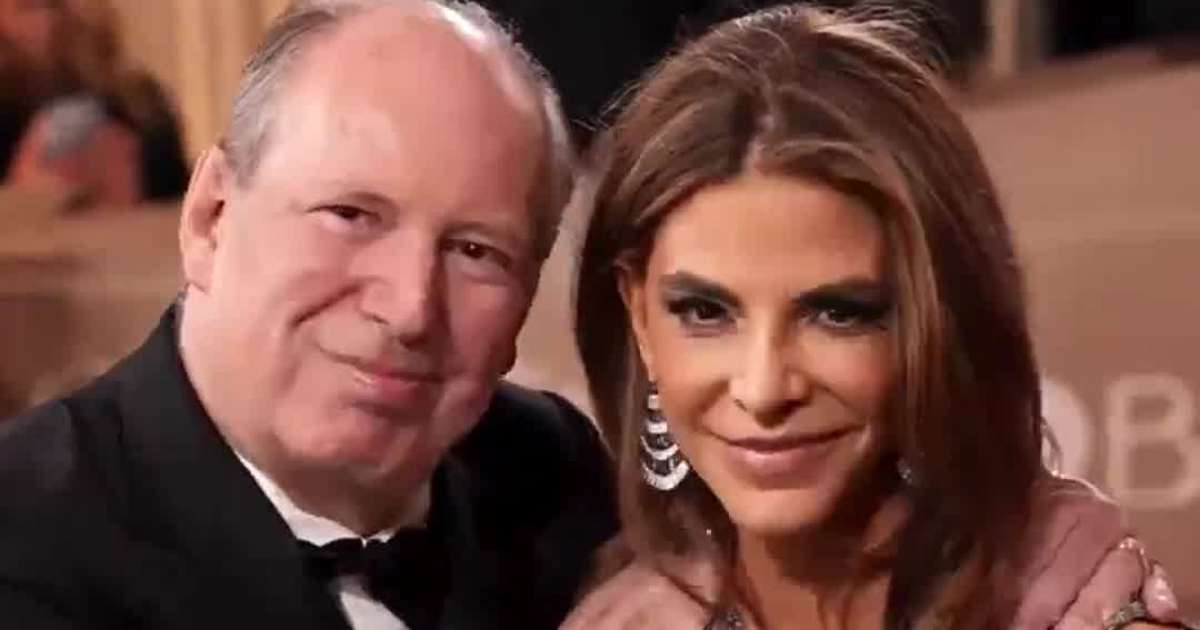 Hans Zimmer shares sweet PDA moment with fiancée Dina De Luca.