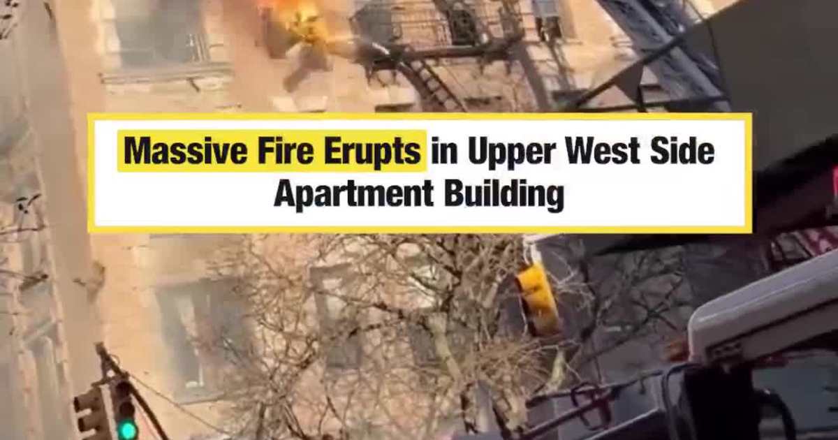 Massive Fire Erupts in Upper West Side Apartment Building