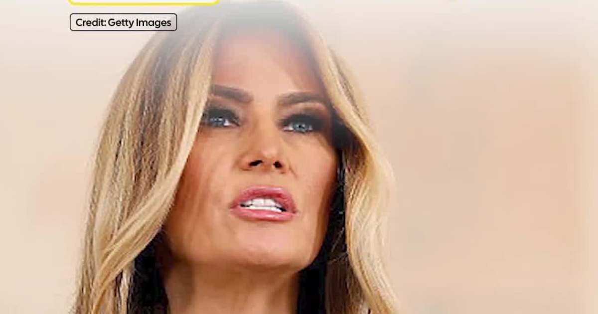 Melania on the Big Beautiful Ballroom.