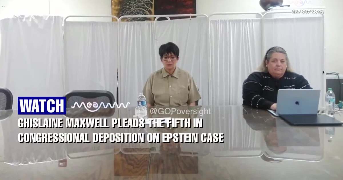 Ghislaine Maxwell Interview | Ghislaine Maxwell Refuses Questions On Epstein Case