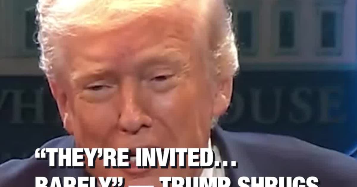 “They’re Invited… Barely” Trump Shrugs Off Supreme Court Justices Attending State of the Union