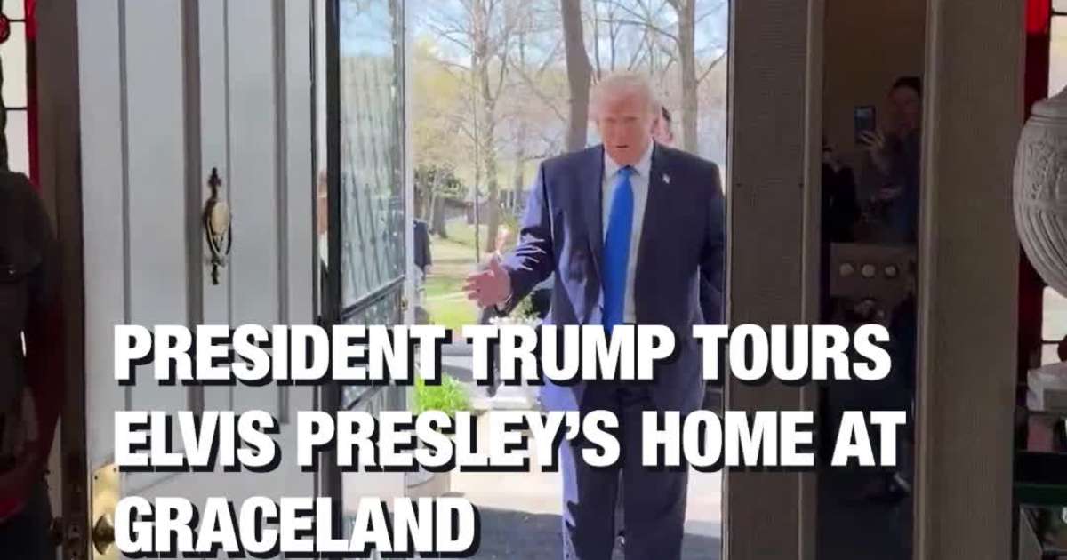 President Trump Tours Elvis Presley’s Home at Graceland