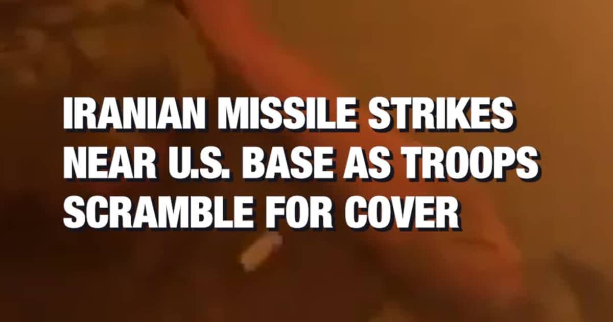 Iranian Missile Strikes Near U.S. Base as Troops Scramble for Cover