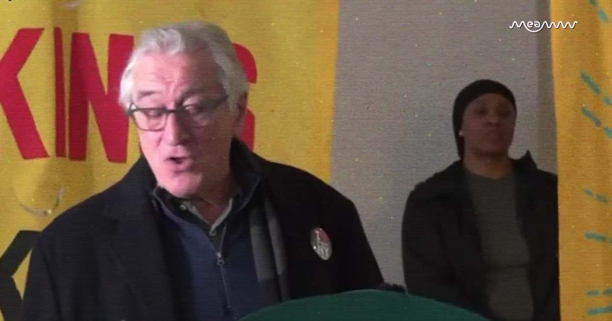 **Breaking: Robert De Niro Says “It’s Time to Say No to Trump”**