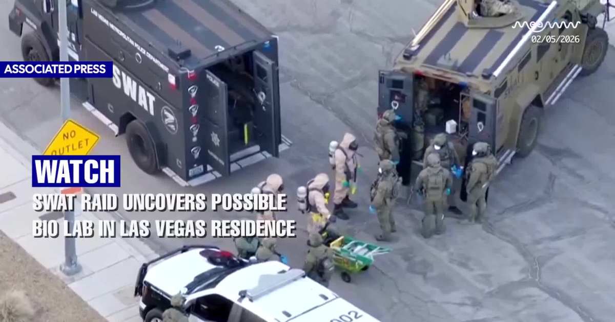 Watch SWAT Team BUST Alleged Chinese-Linked BioLab in Vegas