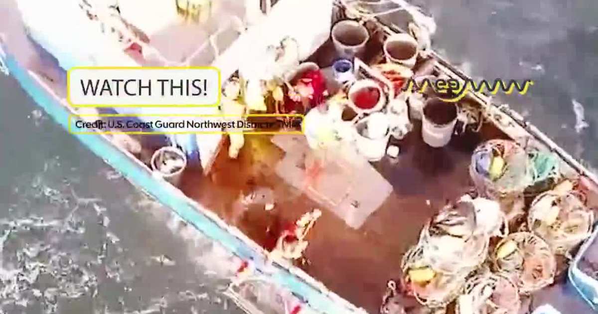 4 Fisherman Rescued from Sinking Vessel Off of Grays Harbor City