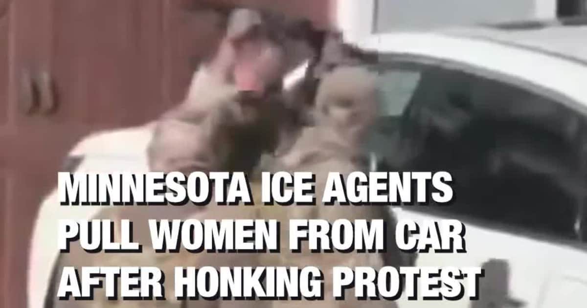 Minnesota ICE Agents Pull Women from Car After Honking Protest