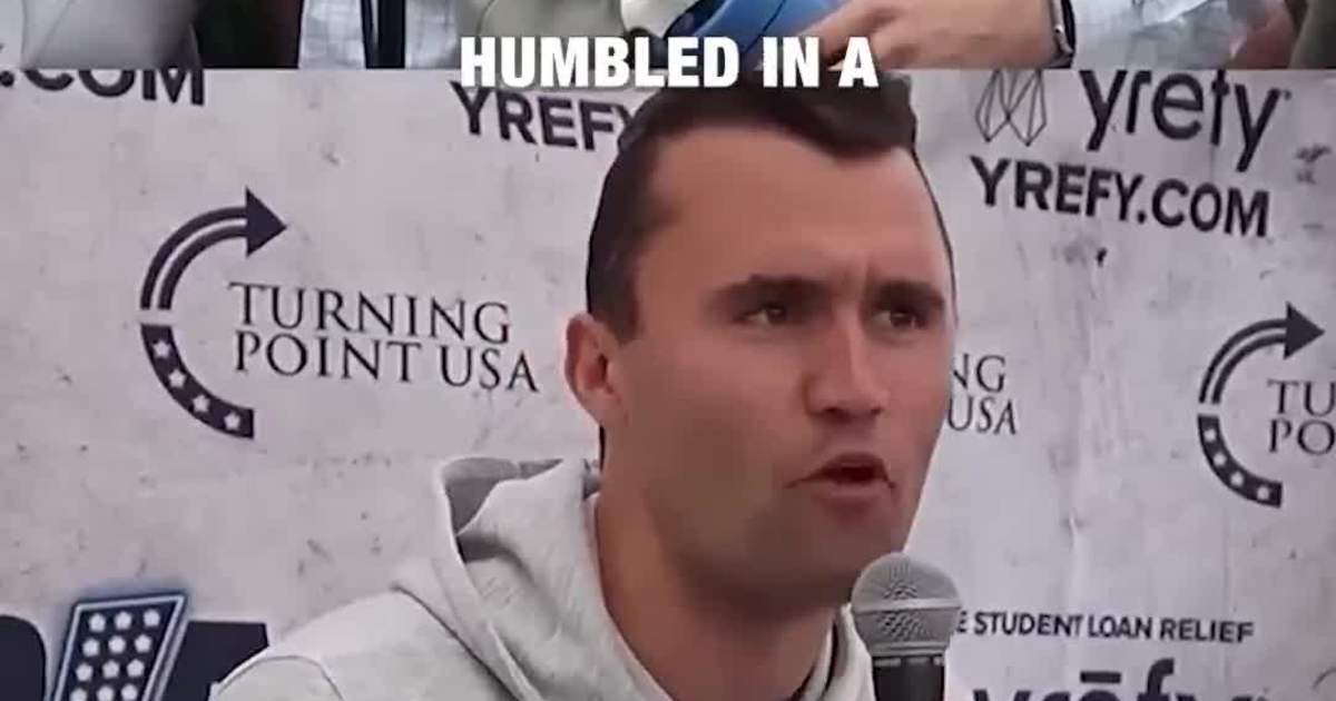 This Guy Was Quickly Humbled in Fiery Exchange With Charlie Kirk