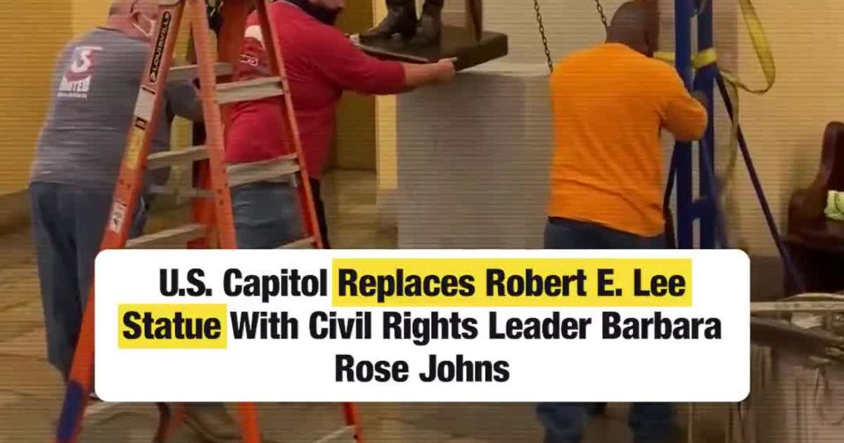 U.S. Capitol Replaces Robert E. Lee Statue With Civil Rights Leader Barbara Rose Johns