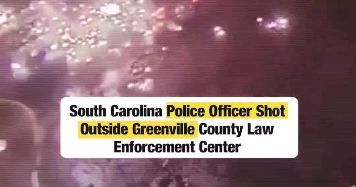 South Carolina Police Officer Shot Outside Greenville County Law Enforcement Center