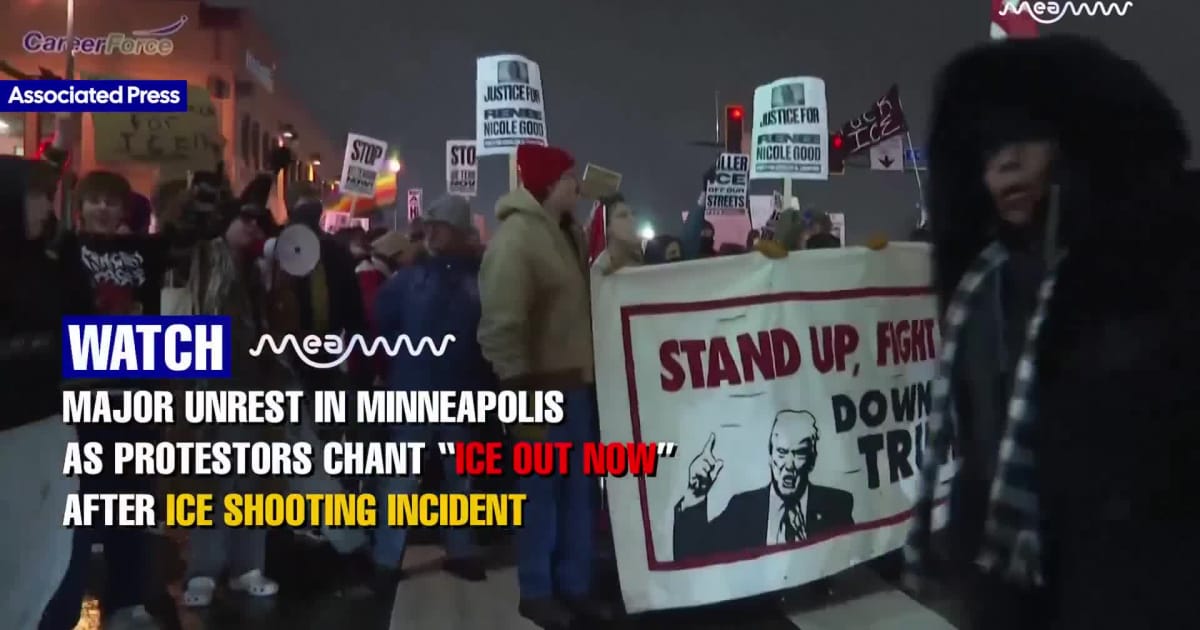 MINNEAPOLIS UNREST: Radical Protests Erupt Over ICE Operations Killing 37Yr Old Renee Good