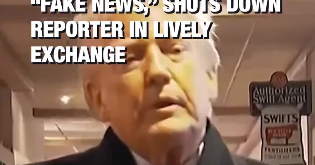Trump Mocks ABC as “Fake News,” Shuts Down Reporter in Lively Exchange