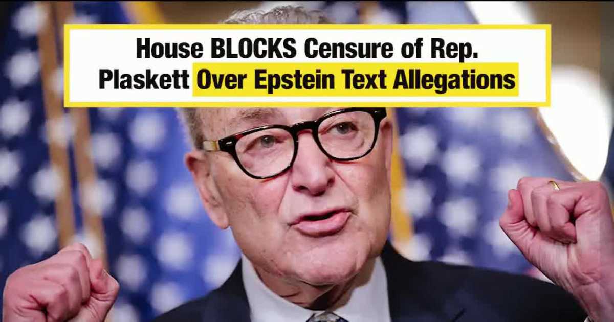 House BLOCKS Censure of Rep. Plaskett Over Epstein Text Allegations