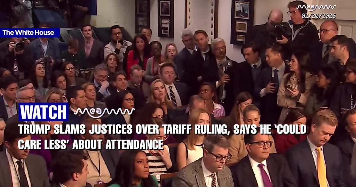 Trump: ‘I Could Care Less’ If Supreme Court Justices Skip State of the Union