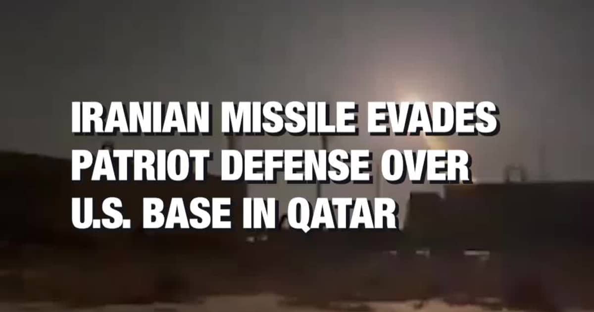 Iranian Missile Penetrates Patriot Defense Over U.S. Base in Qatar