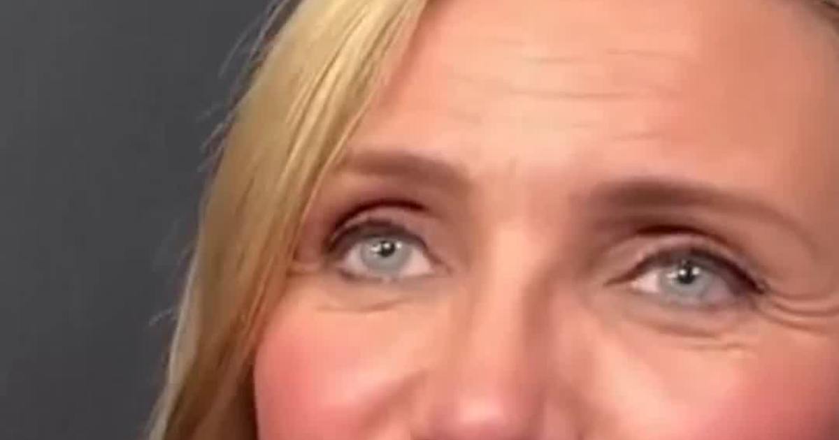 Cameron Diaz Laughs It Off at WWD Style Awards