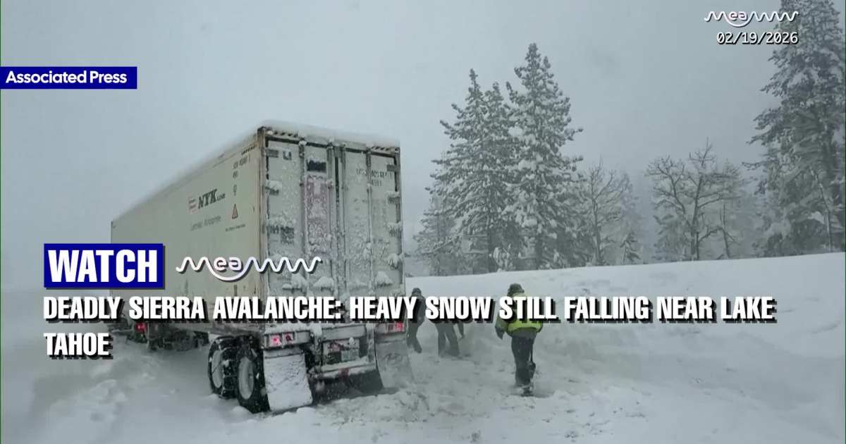 8 Dead, 1 Missing After California Avalanche as Snowstorm Worsens