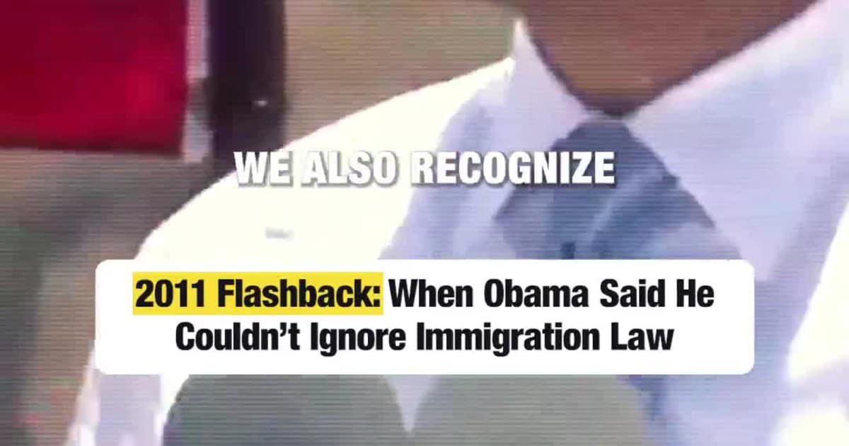 Obama Once Defended Border Fences and Deportations—Here’s
