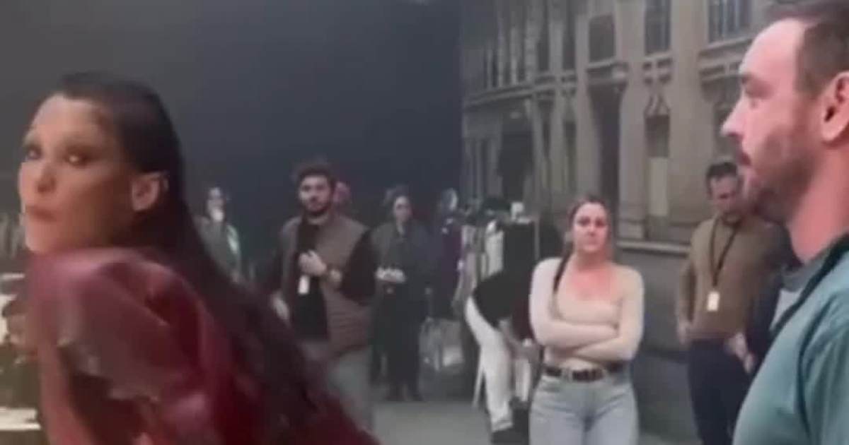 Bella Hadid Gives a BTS Peek at The Beauty