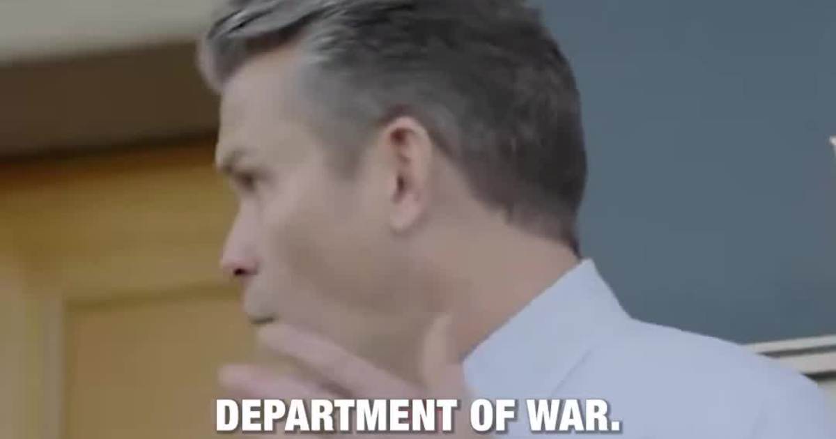 America Reverts to ‘Department of War’ After 76 Years