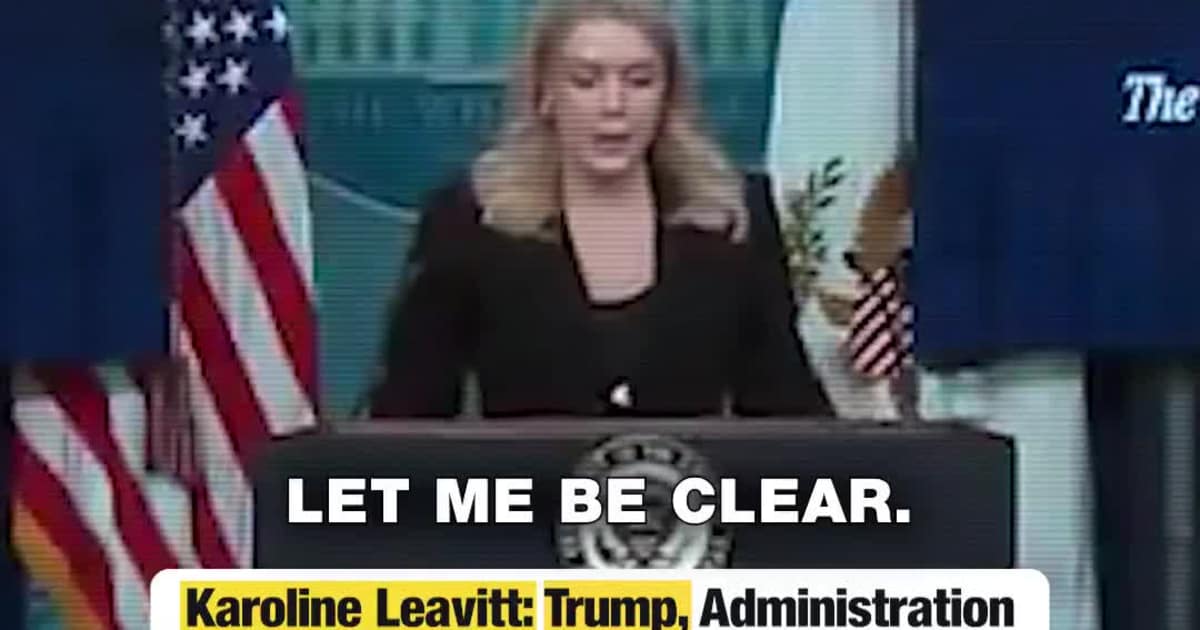 Karoline Leavitt: Trump, Administration Stand Firmly Behind ICE