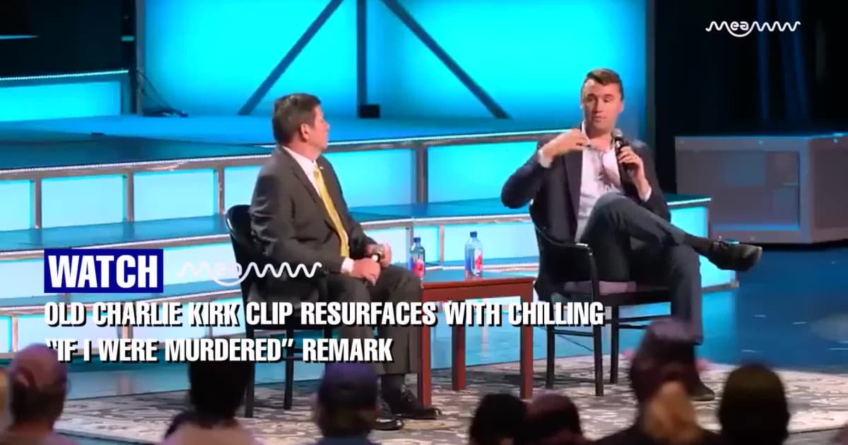Charlie Kirk | Resurfaced Video Shows Charlie Kirk Saying, “If Someone Were to Murder Me…”