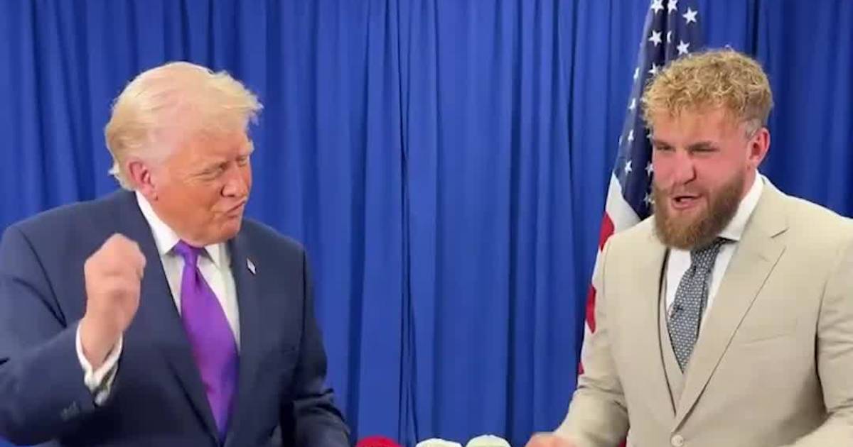 Jake Paul Joins President Trump for Viral Moment Performing His Iconic Dance