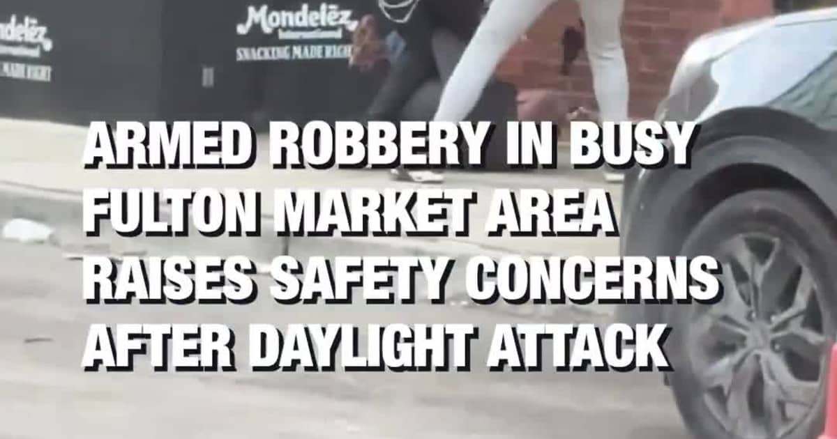 Armed Robbery in Busy Fulton Market Area Raises Safety Concerns After Daylight Attack