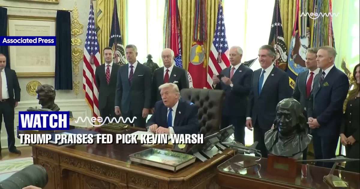 Trump Praises Fed Pick Kevin Warsh