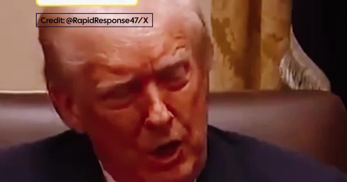 “We don’t want them” - Trump