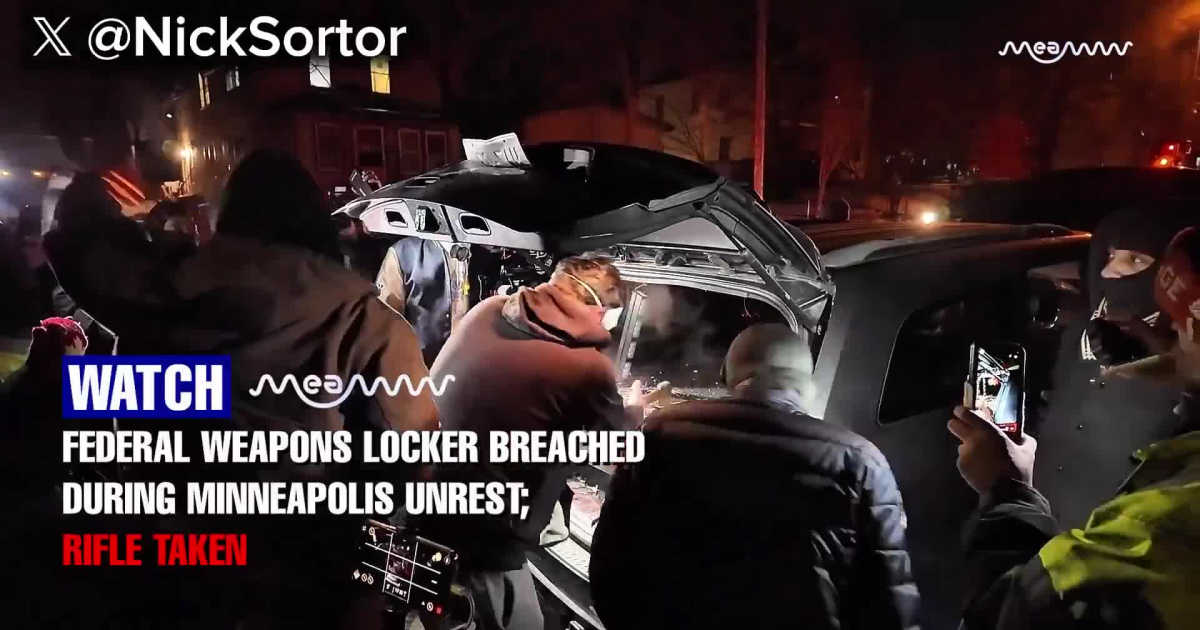 Security Breach: Rifle Stolen From Federal Vehicle Amid Minneapolis Riots