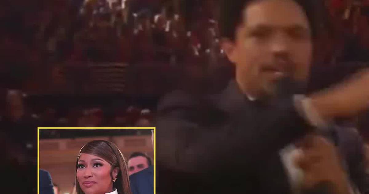 Trevor Noah Jokes Nicki Minaj Is “Still at the White House With Trump” During GRAMMYs Opening