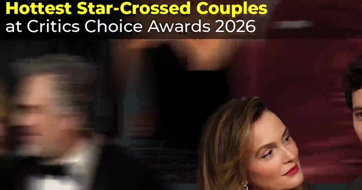 Hottest Star-Crossed Couples at the 2026 Critics Choice Awards