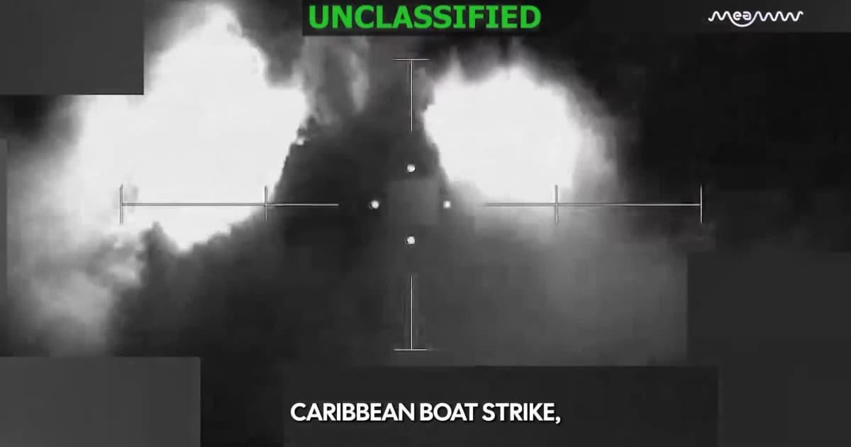 Hegseth Stands Firm On Using Stands Firm On Using Hard Power Against Cartel Boats in the Sea