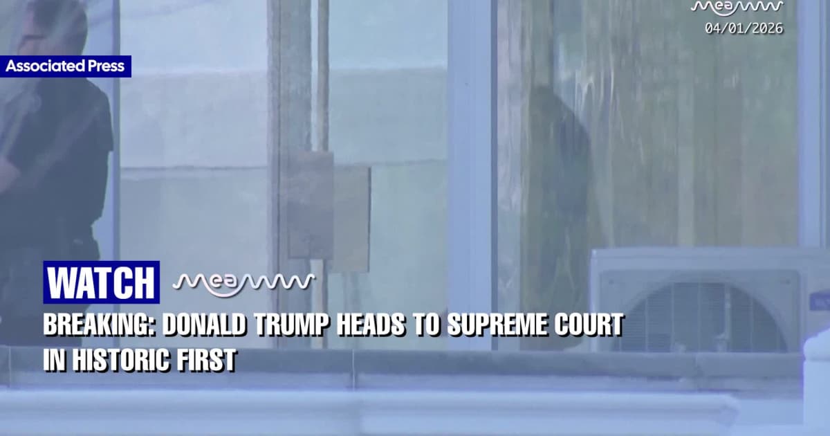 BREAKING: Donald Trump Heads to Supreme Court in Historic First