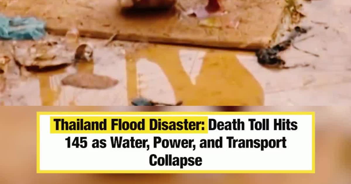 Thailand Flood Disaster: Death Toll Hits 145 as Water, Power, and Transport Collapse