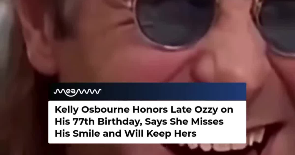 Kelly Osbourne Shares Emotional Birthday Tribute to Late Ozzy