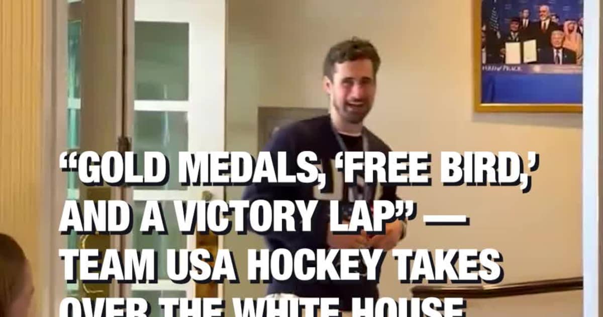 “Gold Medals, ‘Free Bird,’ and a Victory Lap” Team USA Hockey Takes Over the White House Ahead of SOTU